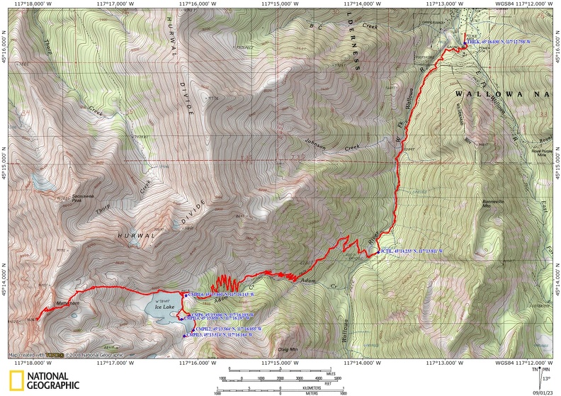 Ice Lake Route OR