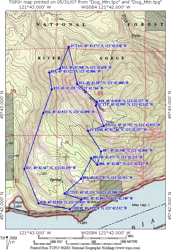 Map of Route