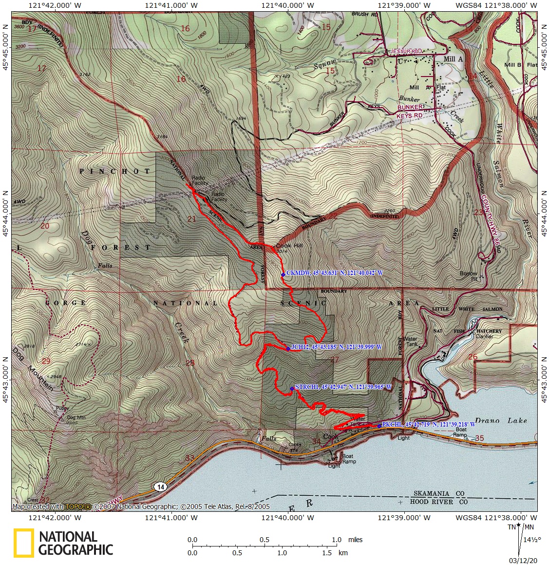 Map of Route