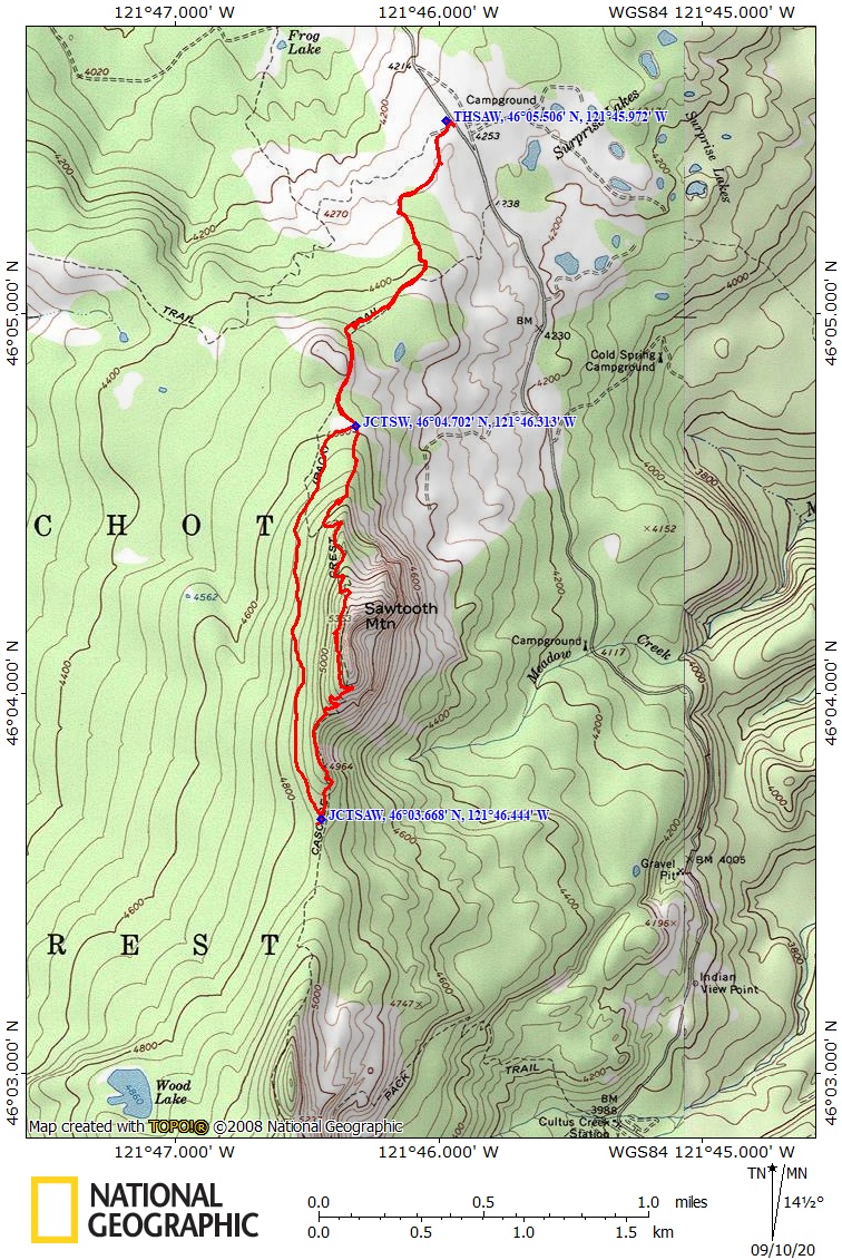 Sawtooth Mountain, WA | Eyehike - Your Guide to Hiking